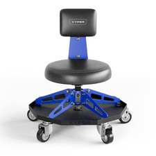 Vyper Robust Steel Sport Shop Chair for Mechanics, Automotive, DIY 300 lb