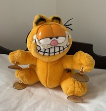Vintage Paws Garfield Stuck on You Plush Stuffed Animal with Suction Cups 1978