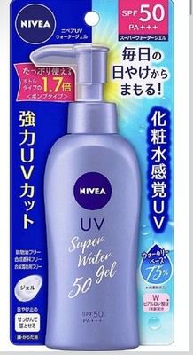 NIVEA UV Super Water Gel SPF 50 PA+++ Hydrating Water-Based Sunscreen 140g