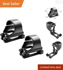 Black Scuba Dive Snorkel Keeper Clips - Quick Release Flexible Replacement