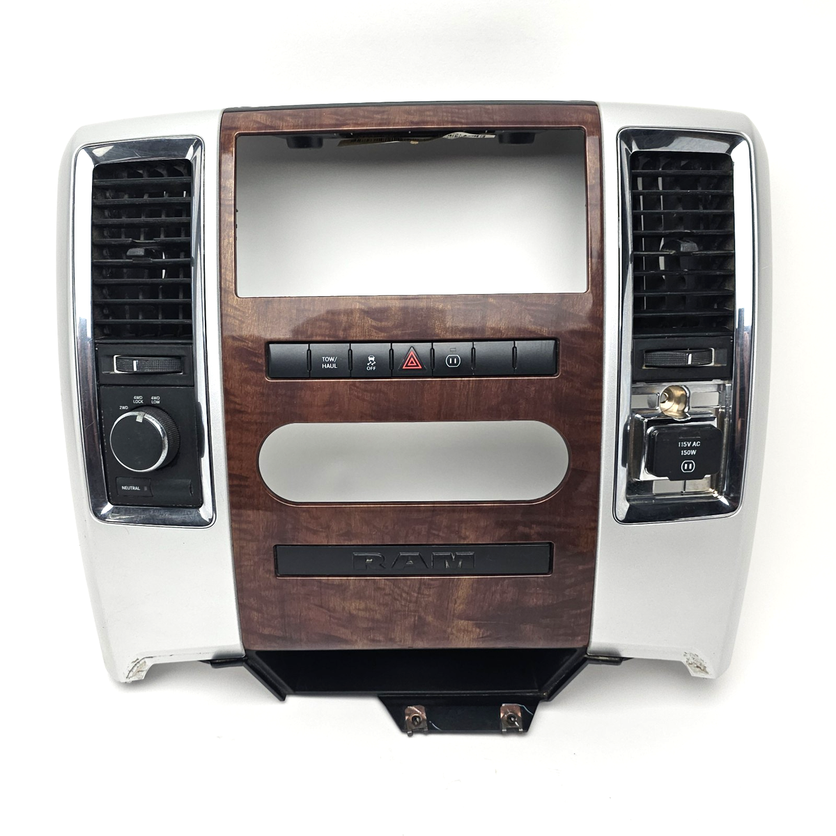 Fit For 02-05 Dodge Ram 1500 Dash Radio Bezel Climate Trim Panel Vent Beige