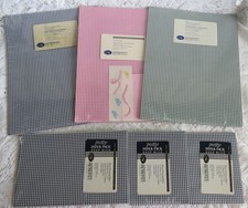 6 PACKS OF CREATIVE MEMORIES GINGHAM SCRAPBOOK PHOTO MOUNTING PAPER - 90 SHEETS
