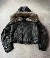 DIOR HEDI SLIMANE GIAPPONESE VINTAGE TAGLIATO TIPO! GIACCA IN PELLICCIA/PELLE DI PECORA DI LUSSO