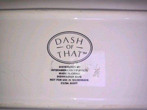 Dash of That Strand/Ozean Platte Tablett 16" x 6" Schwer Keramik - Bild 3 von 3