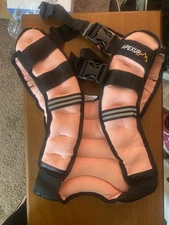 APEXUP 20lb Weighted Vest Strength Training w Weights & Reflective Stripe - Pink