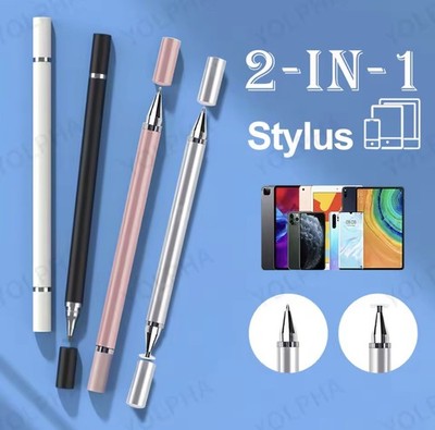 2in1 Stylus Touchscreen Stift Pencil für iPhone Samsung Handy iPad Tablet