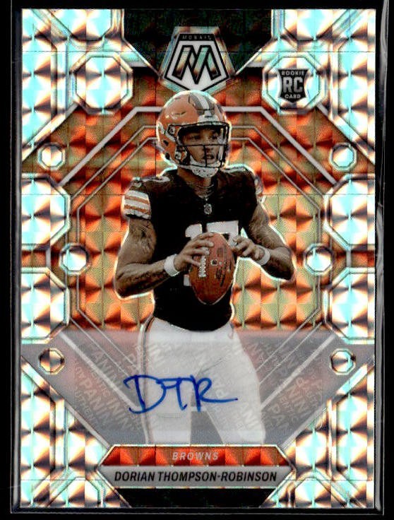 L48,861 - 2023 Panini Mosaic Rookie Auto Mosaic #316 Dorian Thompson-Robinson