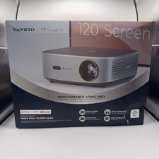 Vankyo Performance V700G Pro Native 1080P Wireless WebOS Single LCD Projector
