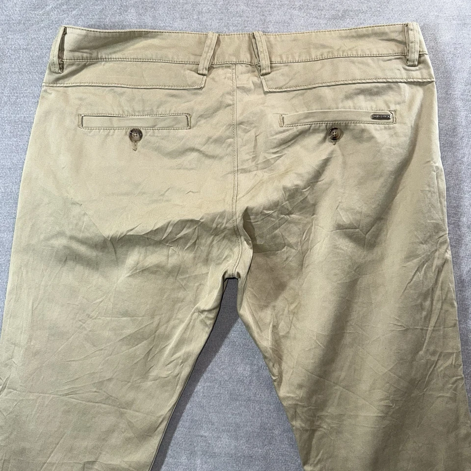 Diesel Khaki Pants Mens 34x29 Tan Beige Chino Pants Stretch Business Casual - Image 4 of 4