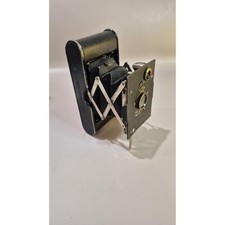 Vintage Kodak Autographic Folding Camera A-127 with Leather Vest Pocket Case