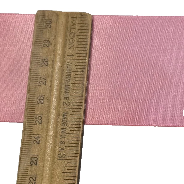 Cinta de satén de una sola cara rosa peonía de 10 yardas 2 1/4" W envolver regalos coser decorar Foto 3 de 3