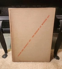 1936 Alfred H. Barr, Jr. CUBISM & ABSTRACT ART classic MoMA cloth 1st edition VG