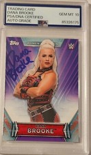 2021 Topps WWE - RARE Dana Brooke /199 RC SIGNED PSA GEM MINT 10