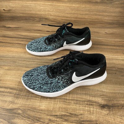 nike flex contact black and white