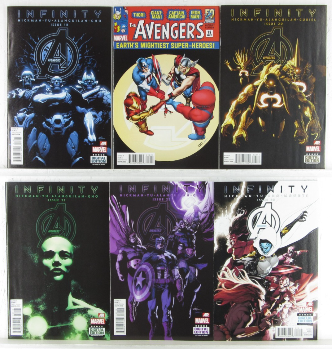 AVENGERS #18-23 * Marvel Comics Lot * 2013 - Infinity - 18 19 20