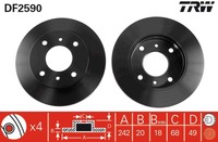 X2 Bremsscheibe Nissan P. Primera