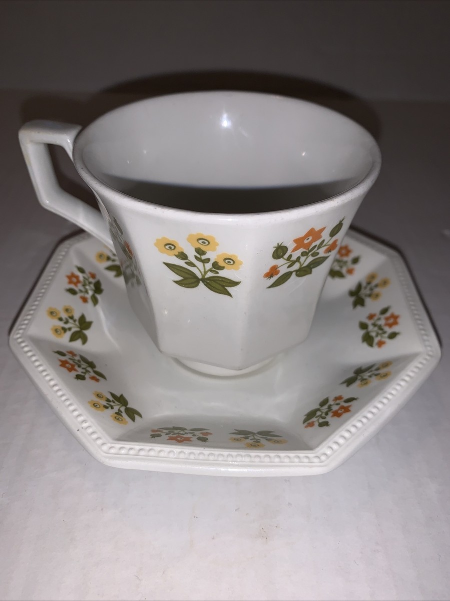JOHNSON BROS HERITAGE POSY CUP COFFEE TEA IRONSTONE MADE IN