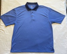 Men's Blue PGA Tour Short Sleeve Polo Size XL