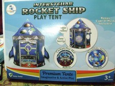 ImpiriLux Rocket Ship Play Tent for Kids, Astronaut Spaceship Themed 40 x51-NIB