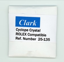 Crystal Ref  25-135 135 for Rolex New "Clark"
