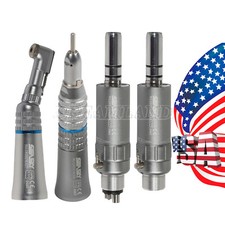 NSK Style Dental Slow Low Speed Handpiece Straight Contra Angle Air Motor 2/4H