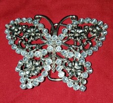 Butterfly Belt Buckle. Missing two jewels. Still gorgeous