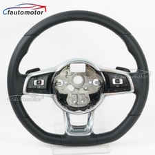 Full Leather Steering Wheel Fit All Vw Mk4 Mk5 Mk6 Mk7 Gti R With Trim Paddles Full Leather Steering Wheel Fit All Vw Mk4 Mk5 Mk6 Mk7 Gti R With Trim Paddles