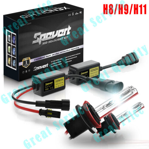 55W H1 H4 H7 H8 H11 9005 9006 Car Xenon HID Headlight Lamps Bulbs Ballasts Kit - Picture 15 of 18