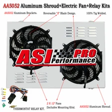 For 1988-99 Chevy GMC TRUCK C/K 1500 2500 3500 5.7 Radiator Electric Fan+Shroud