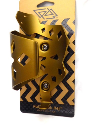 PDW Rattlesnek Kej Water Bottle Cage - Gold Right Opening - Picture 2 of 2