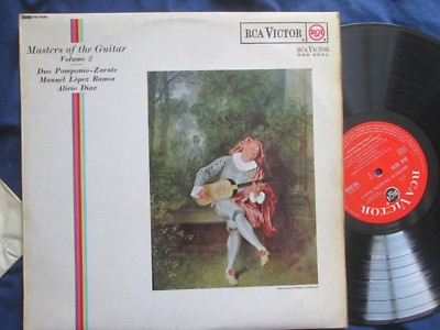 Duo Pomponio-Zarate Manuel Lopez Ramos Alirio Díaz Masters Of The Guitar Vol2 LP