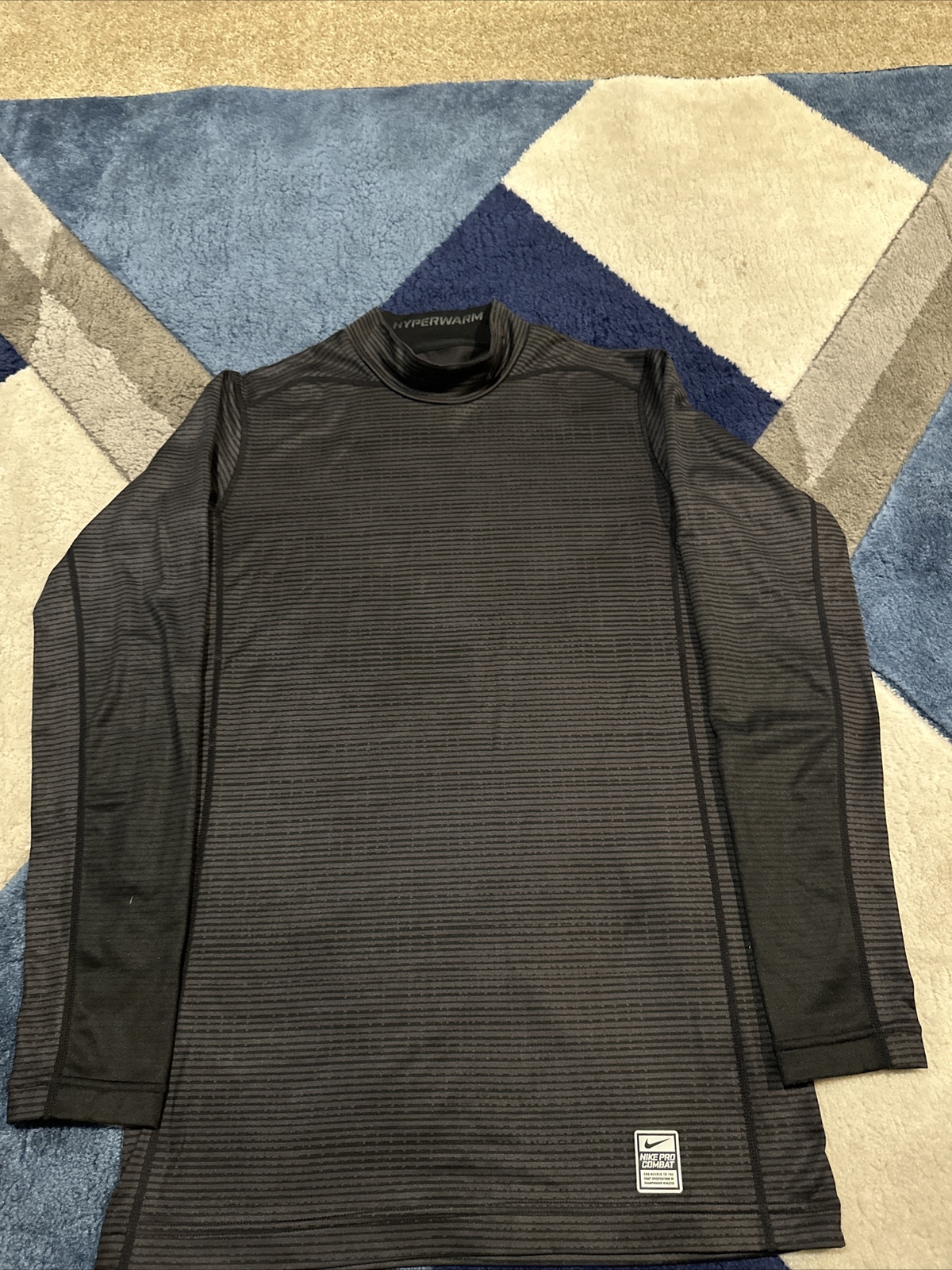 Nike Mens Long Sleeve Hyperwarm Pro Combat Activeware… Gem