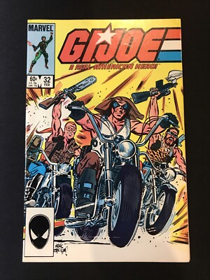 G.I. Joe #32 Marvel 1985 1st App Recondo Blowtorch Rip-Cord & Lady Jaye VF