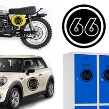 Number 66 Version v02 Sticker Vinyl