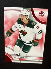 23-24 UD SP Authentic Hockey Red Limited 64 Matt Boldy