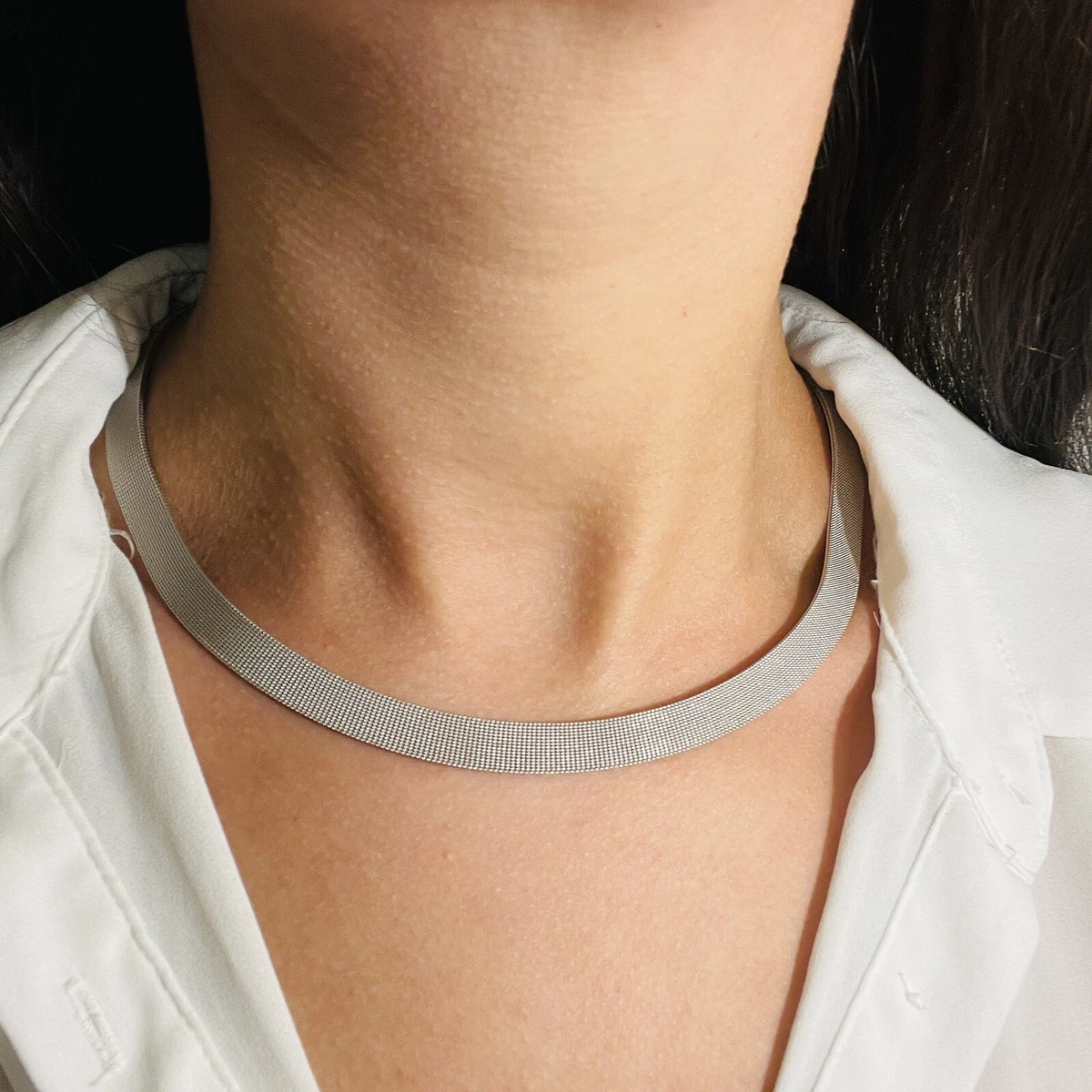 Rci 14k white store gold necklace