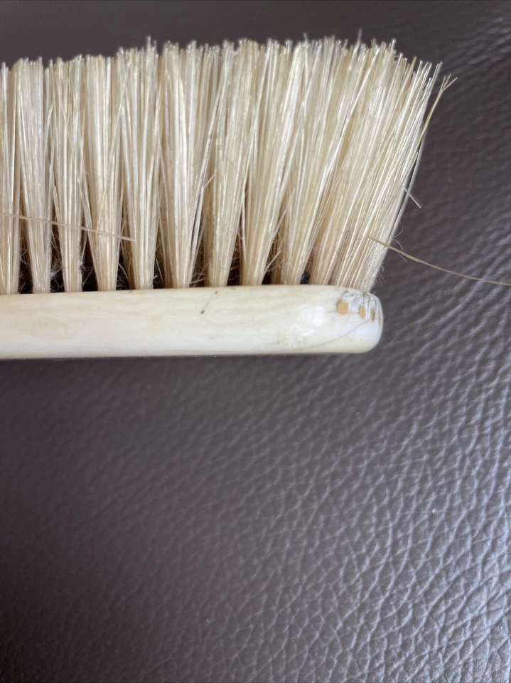 Espejo y caja de hueso chino antiguo Foto 4 de 4