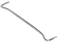 Hafele 224mm shelf support, for wooden shelves, for 5 mm holes. 2 pack C0594