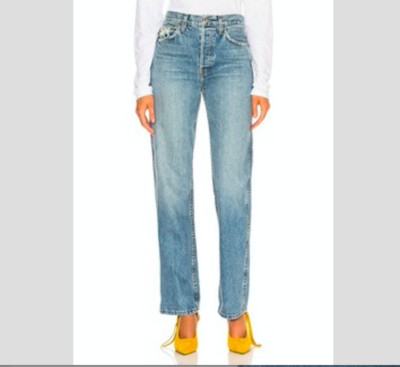 Jeans Denim Blue High Rise 