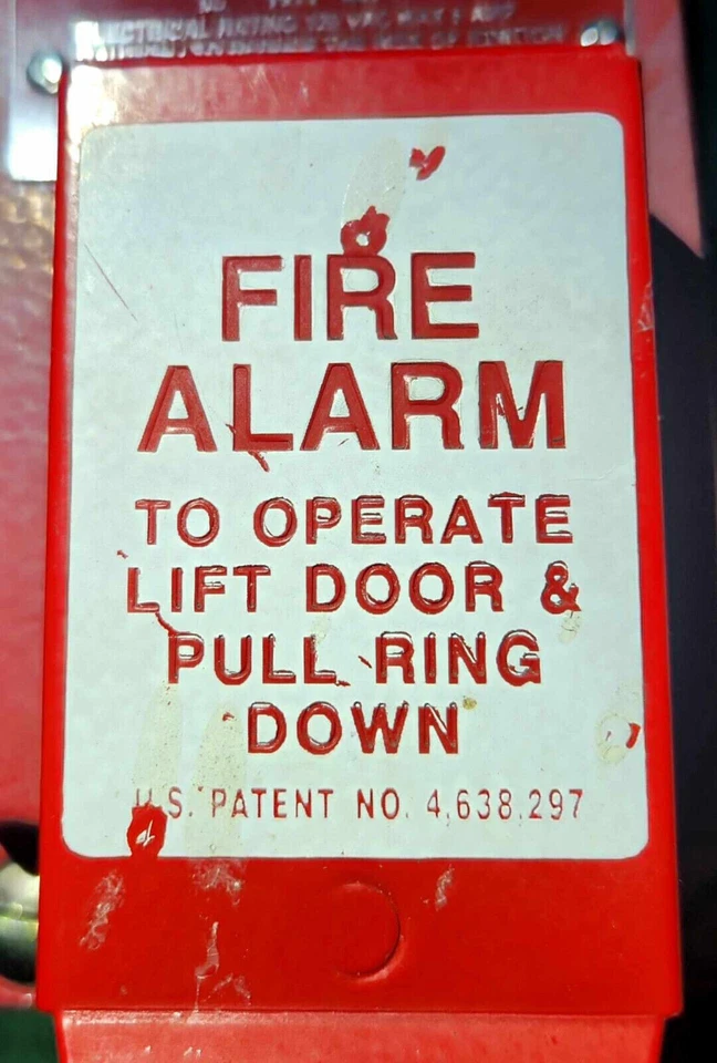 Federal Signal MPEX 爆炸-Proof 2 步火灾报警拉站 120 VAC,红色 — 第 3/4 张图片