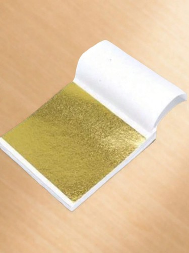 25/50 sheets of Edible Gold Foil Sheets DIY Cake,Dessert (For Decoration Only) - Picture 8 of 8