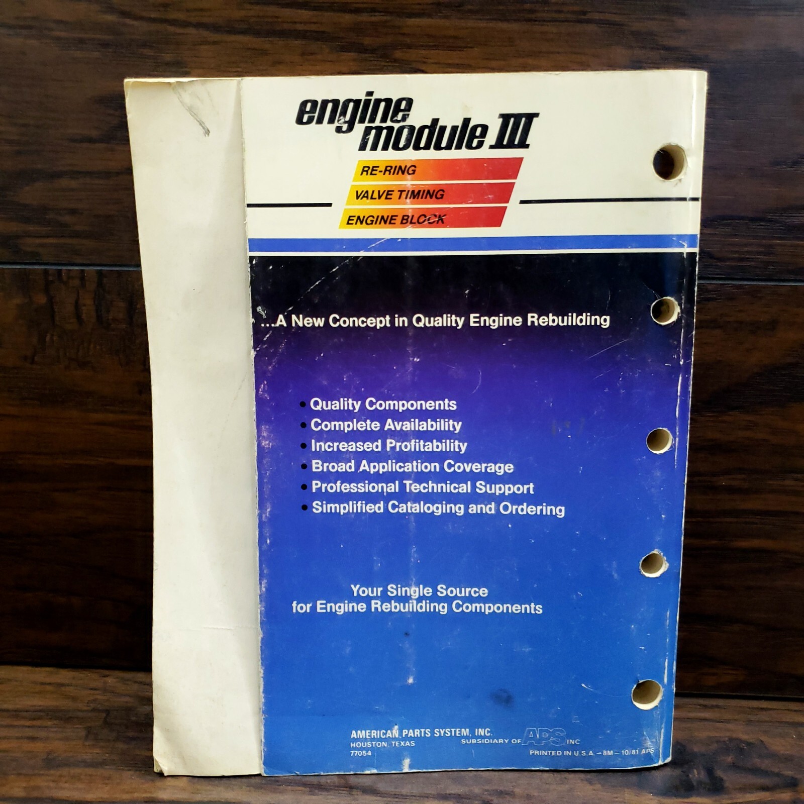 Big TRW Engine Module 3 Catalog EOM182 APS 1982 eBay