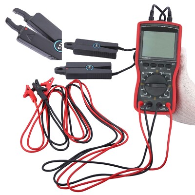 Double Clamp Digital Phase Voltmeter with Data Retention Function Range 0A～20A
