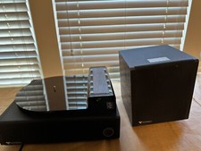Victrola Premiere V1 Sound Bar Turntable Record Player with Built-In Speakers