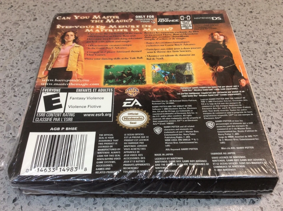 RARE Nintendo Gameboy Advance HARRY POTTER AND THE GOBLET OF FIRE - NEW/SEALED - Image 2 of 4