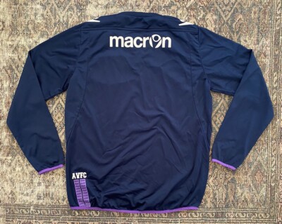AVFC Aston Villa Long Sleeve MACRON Soccer Jersey Football Shirt