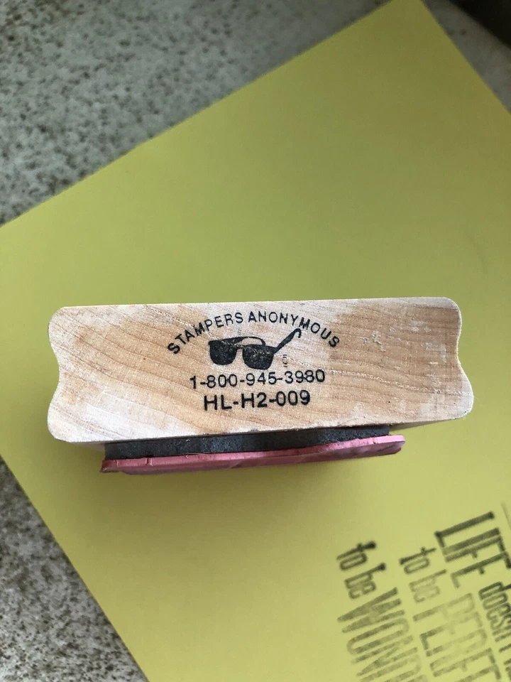 Резиновый штамп Stampers Anonymous Tim Holtz ЖИЗНЬ НЕ ДОЛЖНА БЫТЬ ИДЕАЛЬНОЙ ДЛЯ... - Изображение 4 из 4