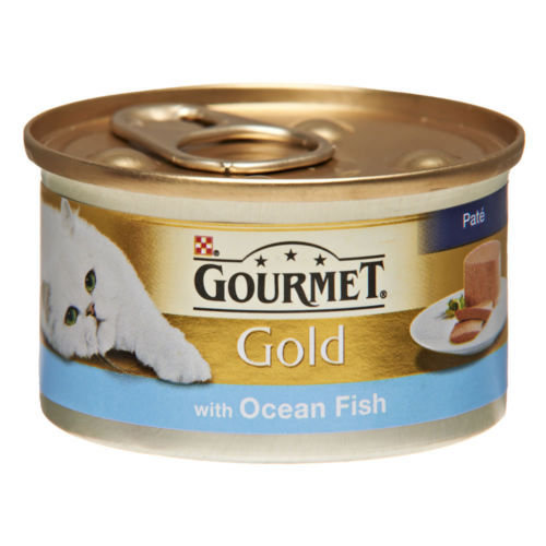 GOURMET Gold Pate Ocean Fish Wet Cat Food 85g (Pack of 12) - Image 5