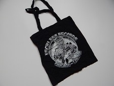 vintage reckless records chicago london tote bag