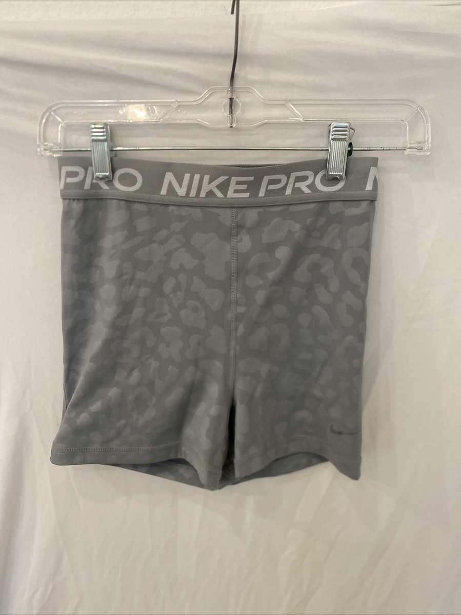 Nike 3” Pro short Leopard Print Size XS Spandex Womens Biker Shorts | eBay